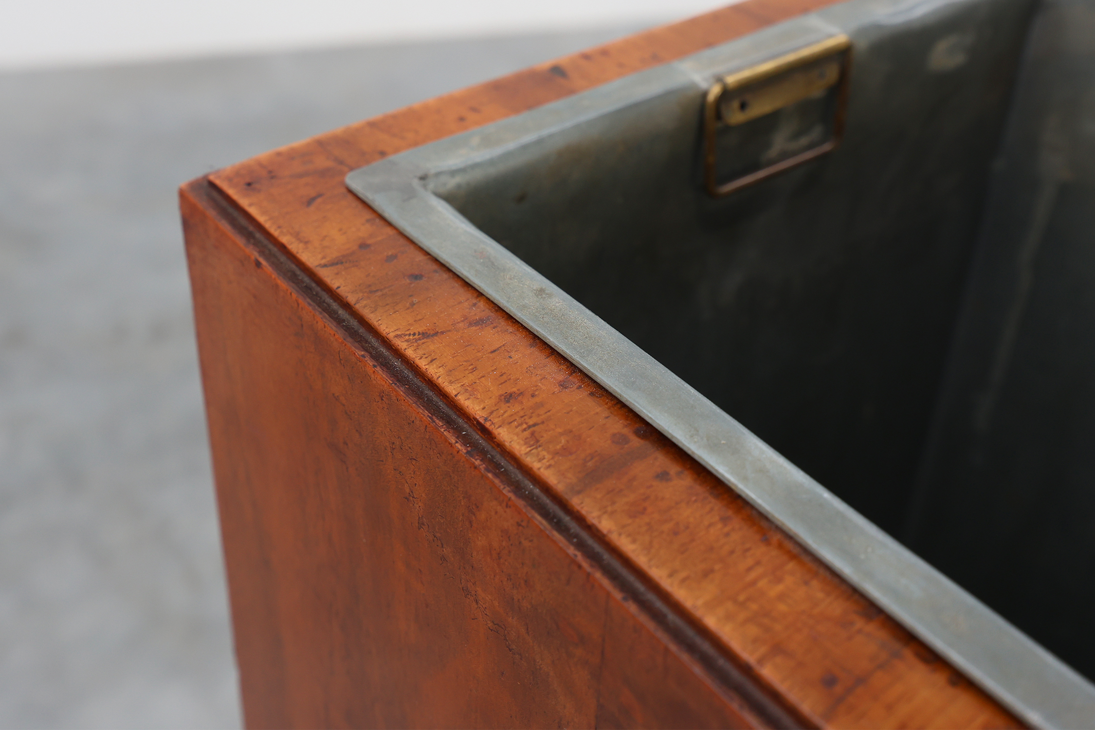 Art Deco wooden umbrella stand, Italy 1920sthumbnail